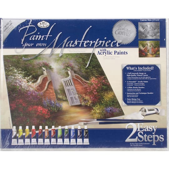 Royal &#x26; Langnickel&#xAE; Garden Gate Paint-Your-Own-Masterpiece Kit
